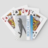 Vliegtuig voor beukenvliegtuigen pokerkaarten (Achterkant)