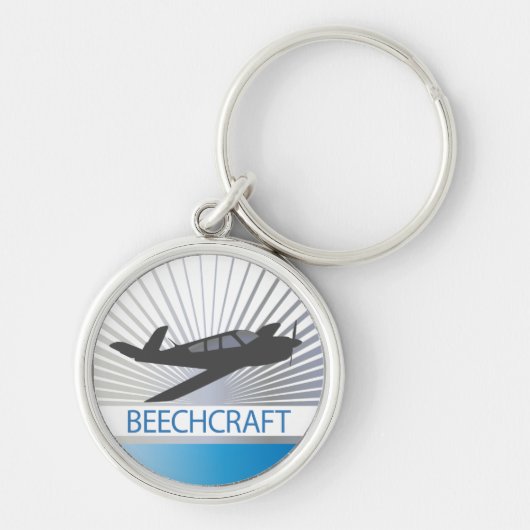 Vliegtuig voor beukenvliegtuigen sleutelhanger (Voorkant)