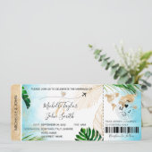 Vliegtuig voor de aanlandingsreis kaart (Staand voorkant)