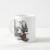 Vliegtuig voor de jacht op gebergte koffiemok (Voorkant links)