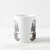 Vliegtuig voor de jacht op gebergte koffiemok (Center)