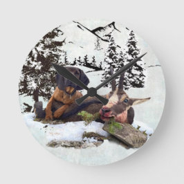 Vliegtuig voor de jacht op gebergte ronde klok