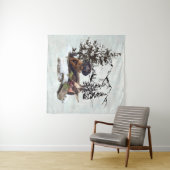 Vliegtuig voor de jacht op gebergte wandkleed (In Situ (horizontaal))