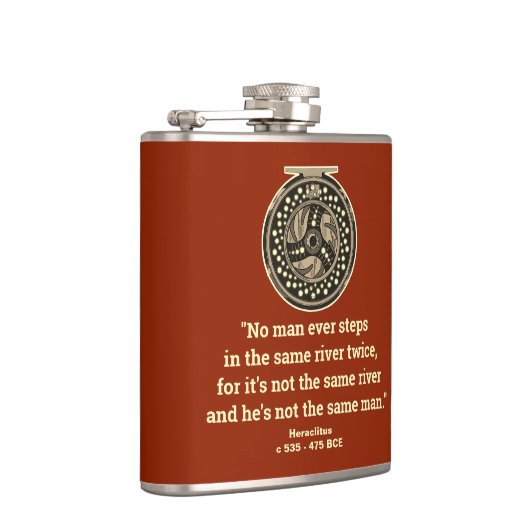 Vliegtuig voor de visserij op vissers met de henge heupfles (Rechts)