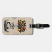 Vliegtuig voor de vlinder 2 bagagelabel (Voorkant horizontaal)