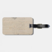 Vliegtuig voor de vlinder 2 bagagelabel (Achterkant horizontaal)