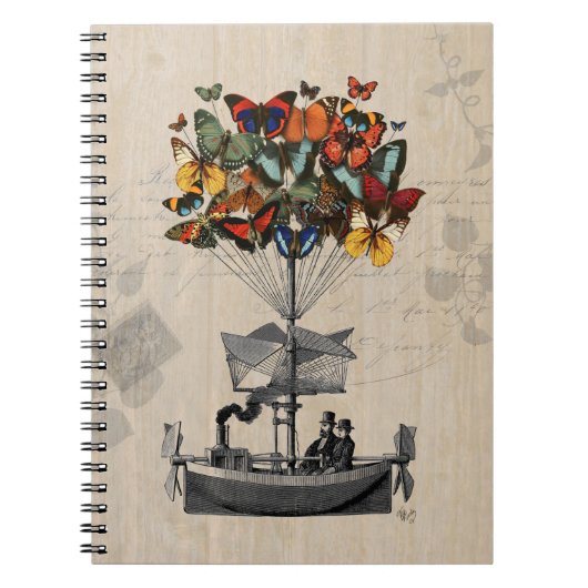 Vliegtuig voor de vlinder 2 notitieboek (Voorkant)