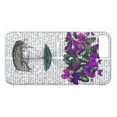 Vliegtuig voor de vlinder 2 Paars en groen Case-Mate iPhone Case (Achterkant (Horizontaal))