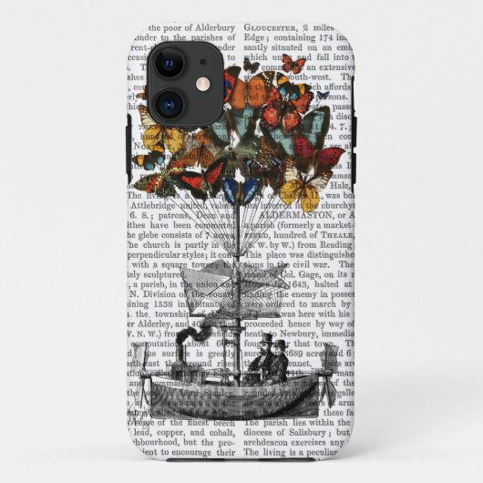 Vliegtuig voor de vlinder Case-Mate iPhone case (Achterkant)