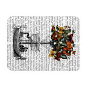 Vliegtuig voor de vlinder magneet (Horizontaal)