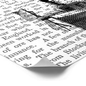 Vliegtuig voor de vlinder poster (Hoek)