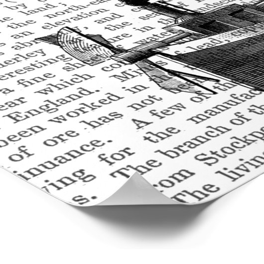 Vliegtuig voor de vlinder poster (Hoek)