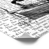 Vliegtuig voor de vlinder poster (Hoek)