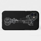 Vliegtuig voor landingsgestel, telefoon 5 hoesje (Achterkant (horizontaal))