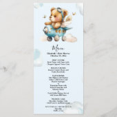 Vliegtuig voor waterverf tegen luchtdruk, teddybee menu (Achterkant)