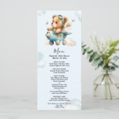 Vliegtuig voor waterverf tegen luchtdruk, teddybee menu (Staand voorkant)