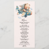 Vliegtuig voor waterverf tegen luchtdruk, teddybee menu (Voorkant)