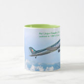 Vliegtuig voor Witte Klassieke Mok (Midden)