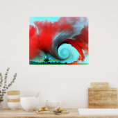 Vliegtuig Vortex Poster (Keuken)