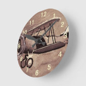  Vliegtuig wandklok (Hoek)