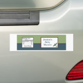  Vliegtuig Water Flessenetiket Bumpersticker (Op auto)