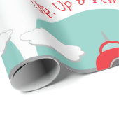 Vliegtuig Weg Cadeaupapier (Rol Hoek)