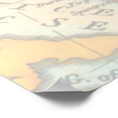 vliegtuig | Welkom bij Baby shower reizen Poster (Hoek)