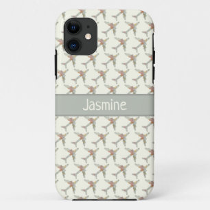Vliegtuig wereldkaart aangepaste naam Case-Mate iPhone case
