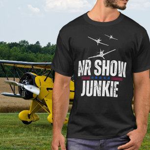 Vliegtuig WWII Militaire Luchtvaart Airshow Junkie T-shirt