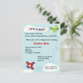 Vliegtuigaankomst Kaart (Staand voorkant)