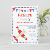 Vliegtuigaanvalsvliegtuig Kaart (Staand voorkant)