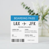 Vliegtuigaanvaringspas Kaart (Staand voorkant)