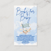 Vliegtuigavontuur wacht op boeken voor Baby Informatiekaartje (Voorkant)