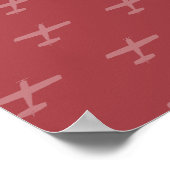 Vliegtuigavontuuravontuur Poster (Hoek)