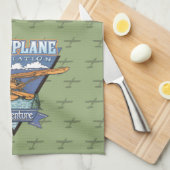Vliegtuigavontuuravontuur Theedoek (Quarter Fold)