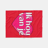 Vliegtuigbak, 30 x 40 inch fleece deken (Voorkant (Horizontaal))