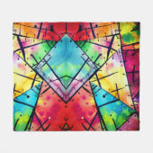 Vliegtuigbak, 50 x 60 inch fleece deken (Voorkant (Horizontaal))