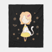 Vliegtuigbak, 50 x 60 inch fleece deken (Voorkant)