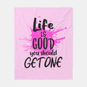 Vliegtuigbak, 50 x 60 inch fleece deken (Voorkant)