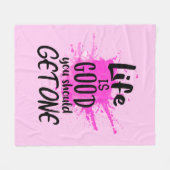 Vliegtuigbak, 50 x 60 inch fleece deken (Voorkant (Horizontaal))