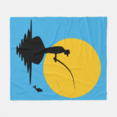 Vliegtuigbak, 50 x 60 inch fleece deken (Voorkant (Horizontaal))