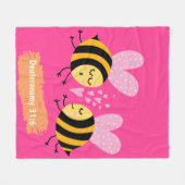 Vliegtuigbak, 50 x 60 inch fleece deken (Voorkant (Horizontaal))