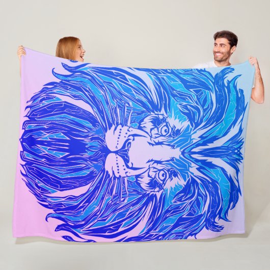Vliegtuigbak, 60 x 80 inch fleece deken (In situ)