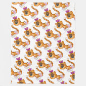 Vliegtuigbak/Baby Fleece Deken (Voorkant)