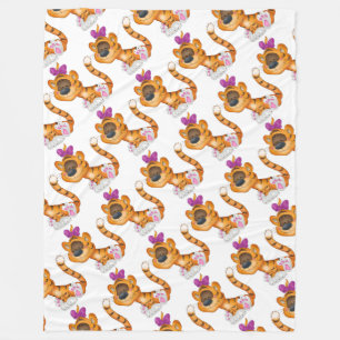 Vliegtuigbak/Baby Fleece Deken