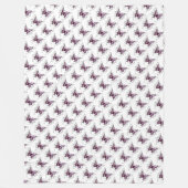 Vliegtuigbak/botervliegen Fleece Deken (Voorkant)