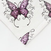 Vliegtuigbak/botervliegen Fleece Deken (Hoek)