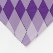 Vliegtuigbak - Diagonaal stijlpatroon Fleece Deken (Hoek)