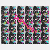 Vliegtuigbak, groot 60 x 80 inch fleece deken (Voorkant (Horizontaal))