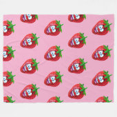 Vliegtuigbak, groot 60 x 80 inch fleece deken (Voorkant (Horizontaal))